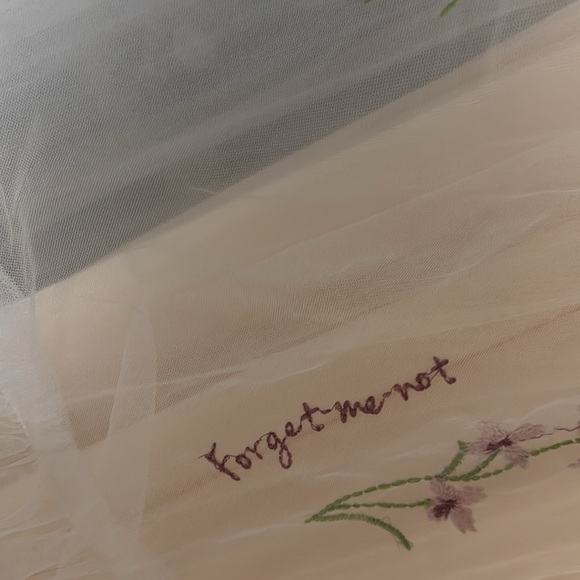 Floral Embroidered Prom Dress - Picture 5 of 11